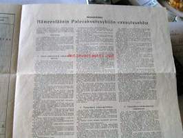 Palovakuutuskirja  joulukuu 22 p:nä 1932