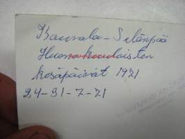 Rauvala?-Selänpää, huonokuuloisten kesäpäivät 1971 -valokuva