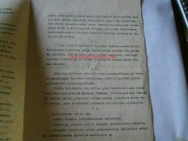 yhtiön perustamis asiakirja  kukka-ja siemenkauppa oy toukokuu 22 pv 1947