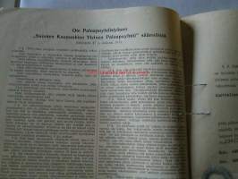 suomen kaupunkien yleinen paloapuyhtlö  helmikuun 2 pv 1920