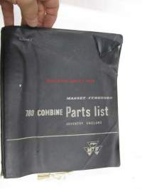 Massey-Ferguson 780 Combine Parts list -leikkuupuimuri varaosaluettelo