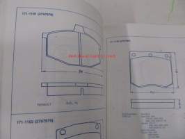 AC Delco Brake Parts / Jarruosat -luettelo