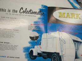 Colectomatic Mark III refuse collection unit / The Heil Co. jätteenkeräysauto -myyntiesite