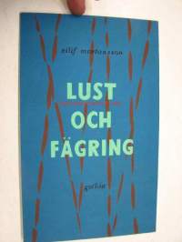 Eilif Mortansson - Lust och fägring / Gothia-kustantamo -kirjan kansikuvituksen alkuperäistyö