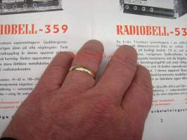 Standard Radiobell 359, 359AT, 539 radiomottagare -broschyr