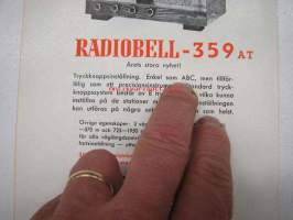 Standard Radiobell 359, 359AT, 539 radiomottagare -broschyr