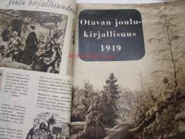 Kirjakerho 1949 nr 9 / Kirjallinen aikauslehti / Otava - artikkeleita kirjoista ja kirjailijoista, kirjaesittelyjä, mainoksia