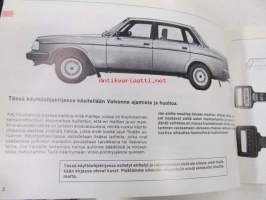 Volvo 264 ja GLT, 6-syl - käyttöohjekirja 1980