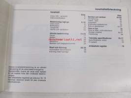Volvo 343 Instruktionsbok  - käyttöohjekirja 1976