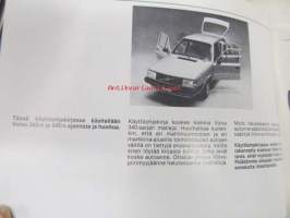 Volvo 343, 345 - käyttöohjekirja 1981