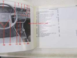Volvo 340, 360 - käyttöohjekirja 1982