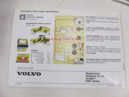 Volvo 340, 360 - käyttöohjekirja 1989