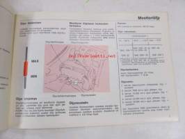 Volvo Diesel vuosimalli 1980 -lisäys käyttöohjekirjaan 242, 244, 245