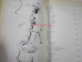 Bolinder-Munktell Dieseltraktor typ 470 Reservdelskatalog, Spare parts catalogue -varaosaluettelo