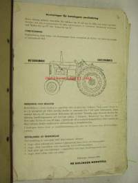 Bolinder-Munktell Dieseltraktor typ 35/36 Reservdelskatalog -varaosaluettelo