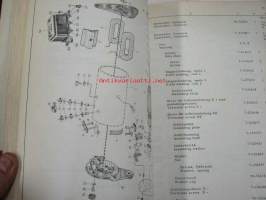 Bolinder-Munktell Dieseltraktor typ 31/34 Reservdelskatalog -varaosaluettelo