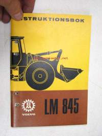 BM Volvo LM 845 Instruktionsbok -käyttöohjekirja ruotsiksi