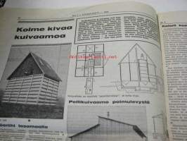 Koneviesti 1976 nr 1 -mm. Artikkelit, mainokset, kuvat; Raket 521 E, Hankmo, Vakola parsinavettatutkimus, Uudet Fiat-traktorit, Viljankuivurit 1976, Wartburg 353 W,