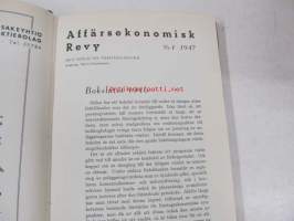 Affärsekonomisk Revy -sidottu vuosikerta 1947