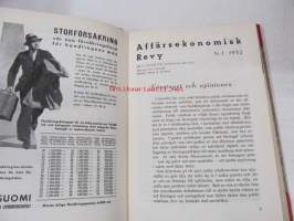 Affärsekonomisk Revy -sidottu vuosikerta 1952