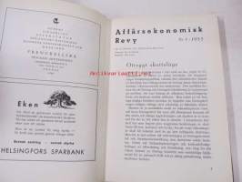Affärsekonomisk Revy -sidottu vuosikerta 1955