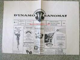 Uudenkaupungin  Dynamo sanomat nr 1  1995