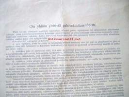 palovakuutus  irtaimistopalo  marraskuu 30. 1951