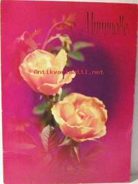 kortti mummole  kaksi keltaista ruusua