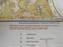 Selänpää 1925 VI:Q -kartta
