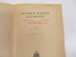 Suomen kielen lauseoppi oppikoulujen ja seminaarien tarpeeksi