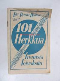 101 Herkkua liemistä leivoksiin - Kultanauha margariini mainoskirjanen