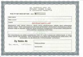 Nokia , Yritystodistus A, Helsinki