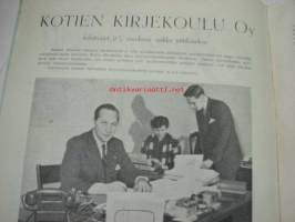 Oppilasviesti 1956 nr 1 - Kotien Kirjekouu Oy:n oppilaslehti, kansikuvassa mallioppilas Olavi Suominen