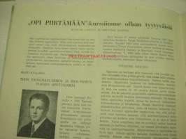 Oppilasviesti 1956 nr 1 - Kotien Kirjekouu Oy:n oppilaslehti, kansikuvassa mallioppilas Olavi Suominen