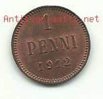 1 penni 1912