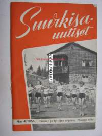 Suurkisauutiset 1955 nr 4 Naisten ja tyttöjen ohjelma. Miesten valio