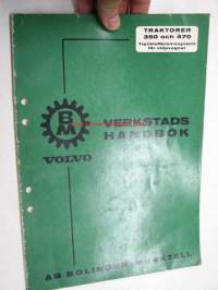 BM Volvo typ 350, 470 traktor - Tryckluftbromssystem för släpvagnar -verkstadshandbok -korjaamokirjasarjan osa; paineilmajarrut perävaunuille