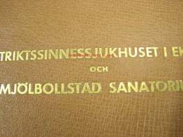 Distriktssinessjukhuset i Ekenäs och Mjölbollstad (Meltola) sanatorium deras tillkomst och verksamhet- Till August Ramsay på hans 80-årsdag 1939 -kokonahkainen