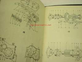 Aveling-Barford SA Shuttle Dumper Mark 4 spare parts book -varaosaluettelo
