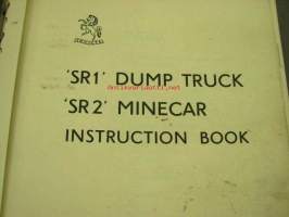 Aveling-Barford SR Dump Truck and Minecar instruction book -käyttöohjekirja