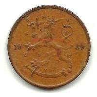 5 penniä  1939
