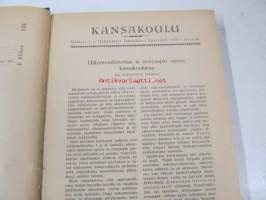 Kansakoulu : Kansankasvatusta käsittelevä aikakauslehti - sidottu vuosikerta 1930