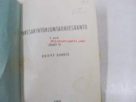 Panssarintorjuntaohjesääntö I osa (PstO I) Kevyt sinko