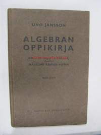 Algebran oppikirja ammattioppilaitoksia, etupäässä teknillisiä kouluja varten