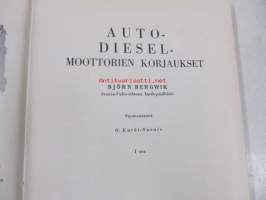Autodieselmoottorien korjaukset- Tekniikan kirja I osa