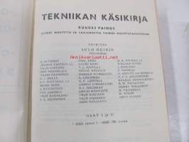 Tekniikan käsikirja osat I ja II (I osa sivut 1-698)