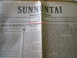 Sunnuntai  näytenumero  1916 nr  4