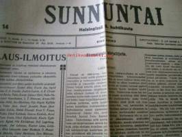 Sunnuntai  numero  1916 nr  14