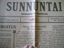 Sunnuntai  numero  1916 nr  15-16