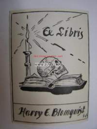 Ex Libris Harry E. Blomqvist